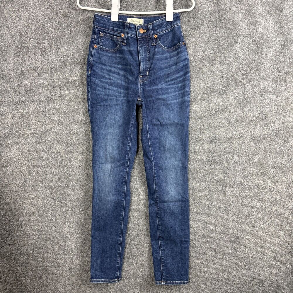 Madewell Jeans Womens Size 25 Blue Curvy Skinny High Rise